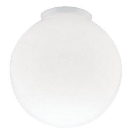 Westinghouse Glass Ball 8 In. Dia 4 In. Fitter White