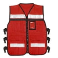thumbnail image 1 of Chaleco Abierto Rojo Talla Mediana Urrea USCH31, 1 of 2