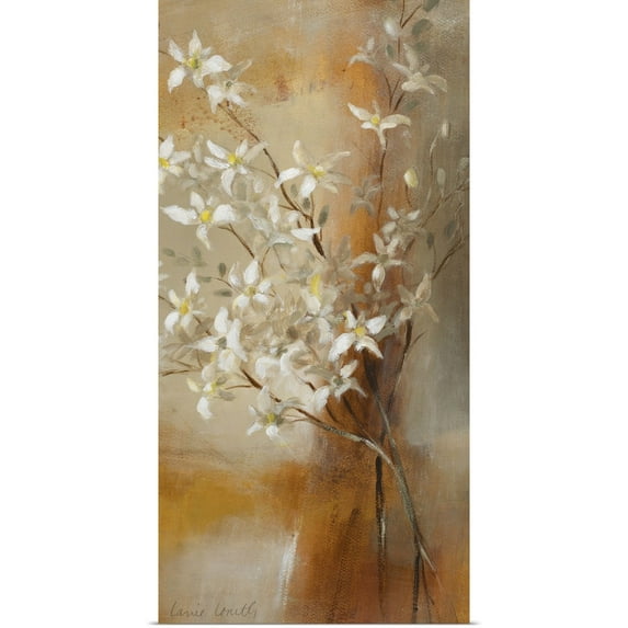 Great BIG Canvas | Rolled Lanie Loreth Poster Print entitled Misty Orchids II