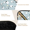 thumbnail image 5 of FORMRS Makeup Bag Travel Cosmetic Organizer for Women Fold Flat Zipper Pouch with Handle, Cartoon Sheep Pattern, 5 of 8