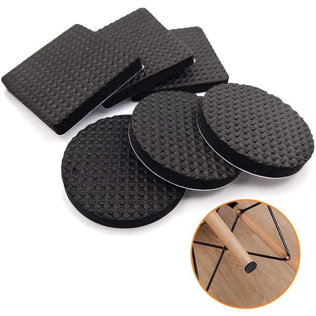 60 Piezas Almohadillas de Goma Antideslizantes YONGSHENG Protectores de Muebles