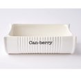 thumbnail image 3 of Juego de platos para servir Mud Pie Can-Berry Ceramic Cranberry con espátula, 3 of 9