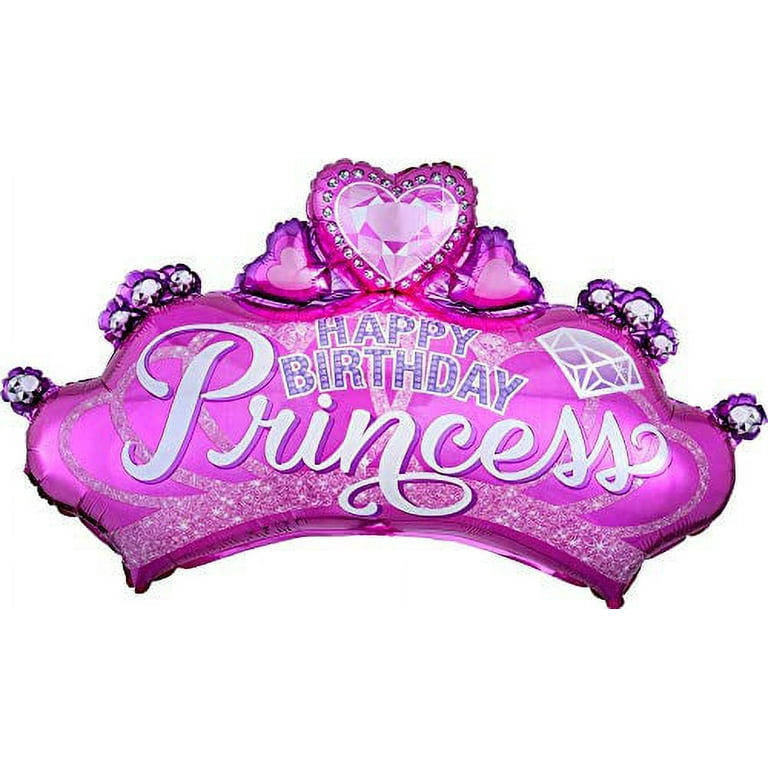  Princess Party 3rd Birthday Balloon Bouquet Decorations 7PCS  Princess Foil Balloons For Girls Birthday Baby Shower Princess Themed Party  Decorations (4th Birthday) : Toys & Games