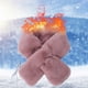 thumbnail image 5 of Bufanda cálida de felpa para los días fríos de invierno: bufanda térmica rosa oscuro alimentada por USB, 5 of 8
