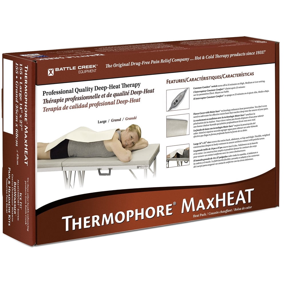 Thermophore Classic 14" x 27" LARGE 055 Pain Relief Moist Back Heat