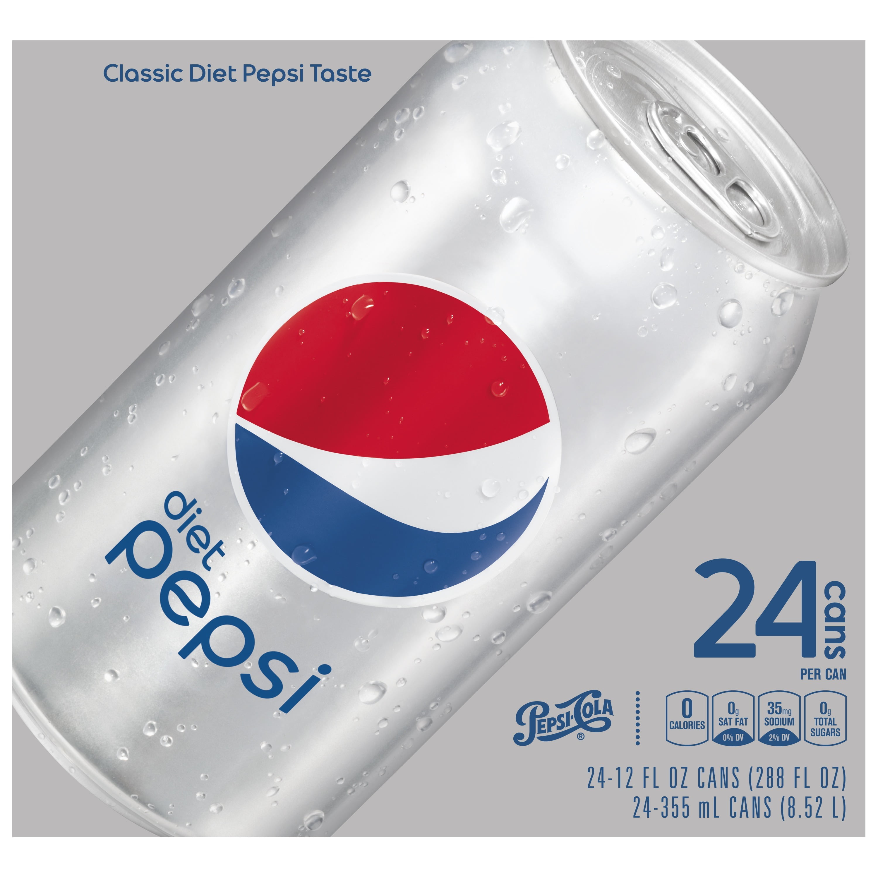 How much is a 24 pack of pepsi at walmart Pepsi Diet Cola Soda 12 Fl Oz 24 Count Walmart Com Walmart Com
