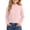 Pink -BK37, variant on Girls Turtleneck Pullover Long Sleeve Cute T Shirt for Kid, Solid Casual Warm Fall Winter Shirts for Daily School 2-13 Years White 120