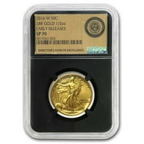 2016-W Gold Walking Liberty Half SP-70 NGC/PCGS (Mixed Labels)