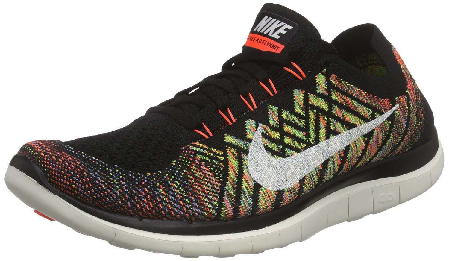 Men's free 4.0 hotsell flyknit running shoe multicolor