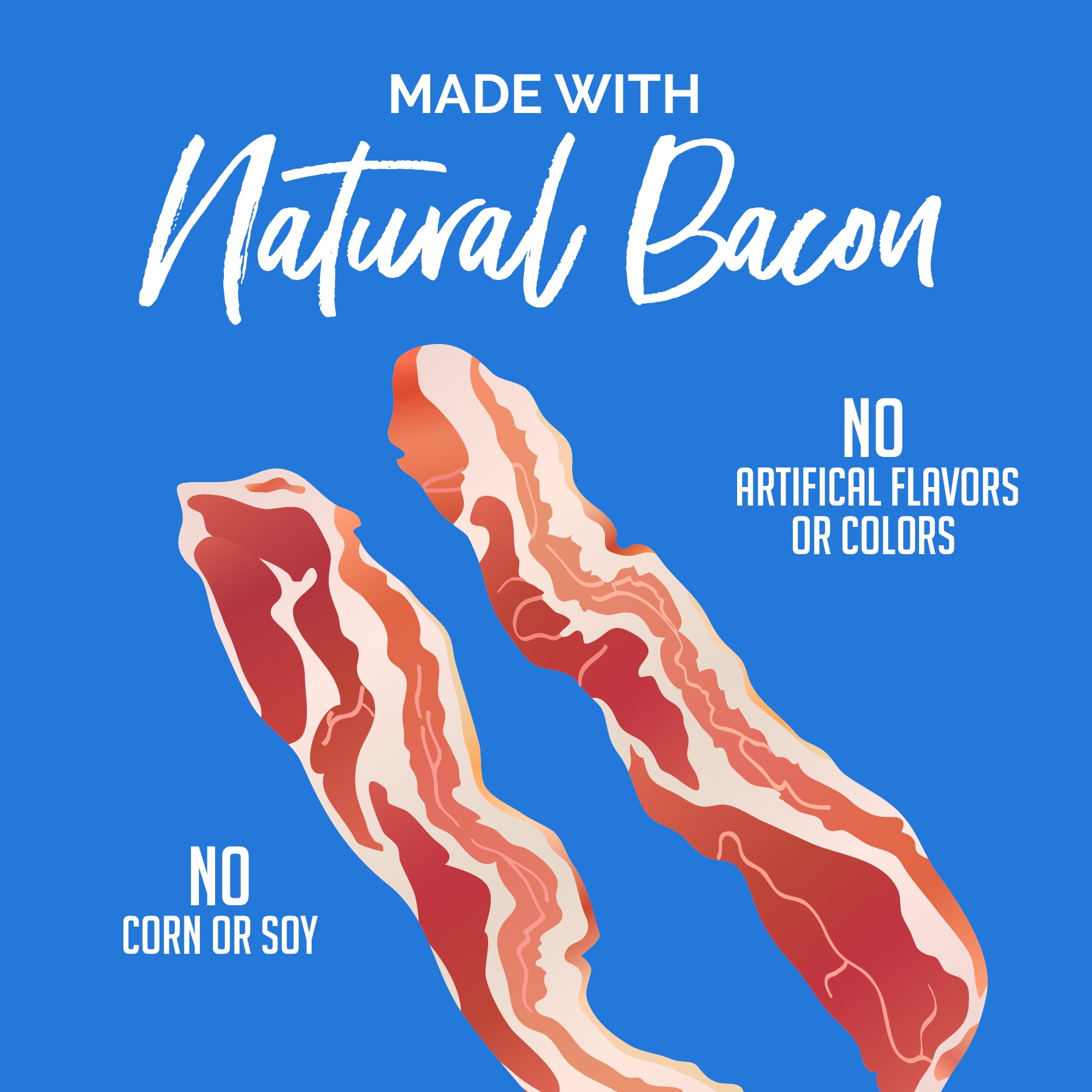 Buddy Biscuits Trainers Training Bites Soft & Chewy Dog Treats, Bacon, 10 oz. Pouch, Buddy Trainers™ Training Bites with natural bacon are the perfect training treat to reward and motivate your dog. There are over 500 treeats in every bag and each piece is highly palatable with a pork liver base and only 1.5 calories. Buddy makes training a breeze!