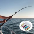 thumbnail image 3 of Señuelo de pesca, anzuelo afilado, simulación 3d, ojo de pez, anzuelos triples de pesca, sanguijuela, Swimbait, postura de natación Natural, cebo de sanguijuela para amantes de la pesca, 3 of 5