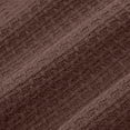 thumbnail image 2 of 100% Cotton Houndstooth Stitch Pattern Woven Grand Hotel Blanket Full/Queen Chocolate, 2 of 2