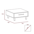 thumbnail image 2 of Mesa de Centro Extensible con Puerta Abatible y Almacenamiento Oculto para Sala Color Chocolate | Excelsior, 2 of 2