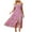 Pink womens dresses, variant on Usmixi Formal Dresses for Women Vintage Bohemian Elastic Waist Off Shoulder Slit Sun Dress One Line Neck Short Sleeve Ethnic Style Print Summer Maxi Dresses Green M Clothes