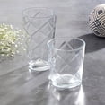 thumbnail image 4 of Gibson Home 141403.04 13.5 oz Lattice Double Old-Fashioned Glass Set - 4 Piece, 4 of 5
