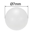 thumbnail image 2 of Unique Bargains 7mm PP Solid Plastic Balls Precision Bearing Ball 300 Pack, 7mm 300, 2 of 5