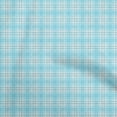 thumbnail image 1 of oneOone Cotton Poplin Twill Light Blue Fabric Check Fabric For Sewing Printed Craft Fabric By The Yard 56 Inch Wide, 1 of 4