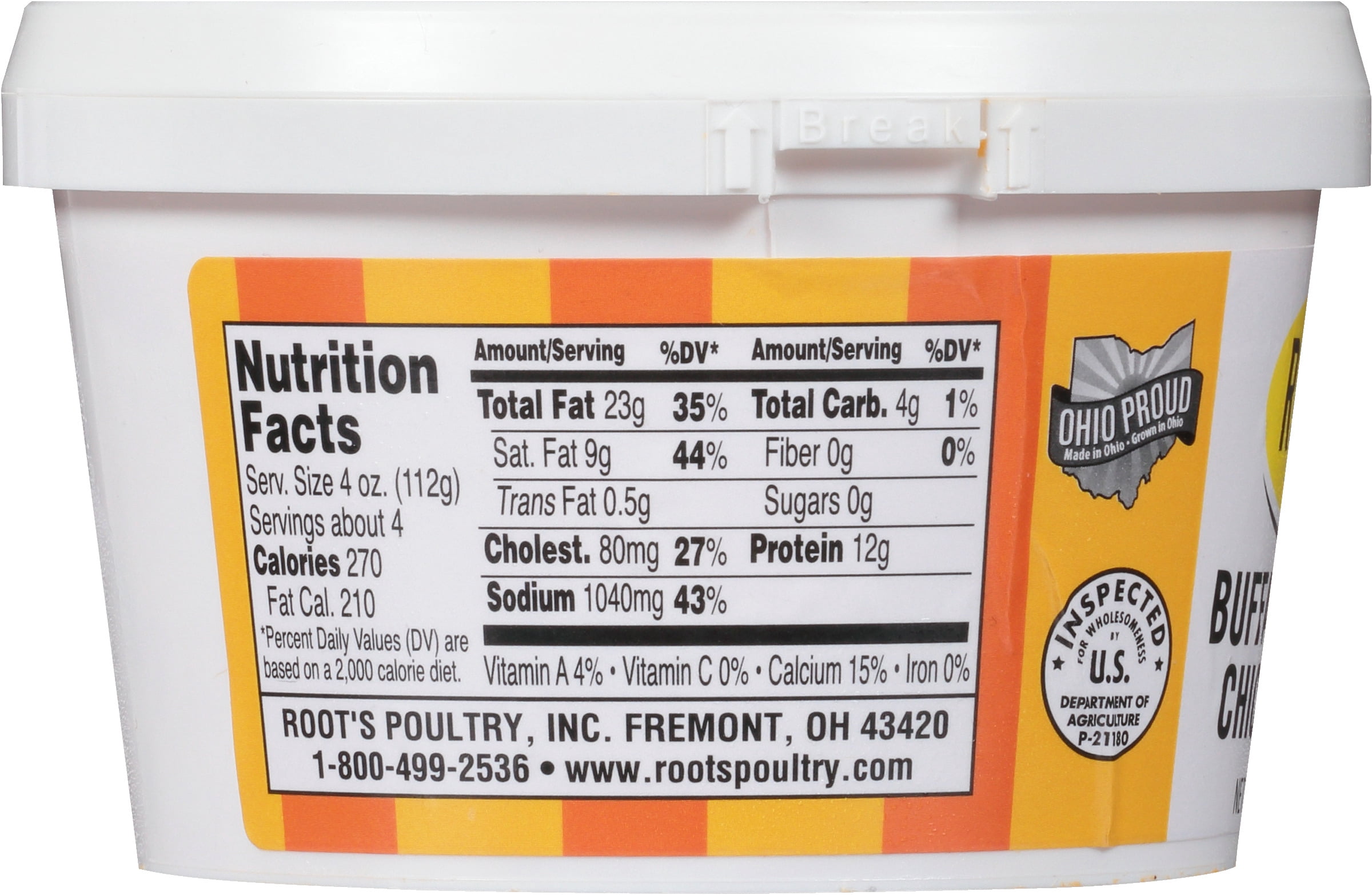 Roots Buffalo Style Chicken Dip 16 oz