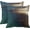 Teal, White, Blue, Rust, variant on Emvency Set of 2 Orange and Blue Throw Pillow Covers Vintage Abstract Messy Rust Painting Decorative Pillow Cases Home Decor Standard Square 16x16 Inches Pillowcases