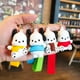 thumbnail image 4 of Llavero Kawaii Sanrio de dibujos animados, muñeco Pochacco, llavero de coche, bolso escolar, colgante, adornos de decoración, regalos de joyería para amigos, 4 of 4
