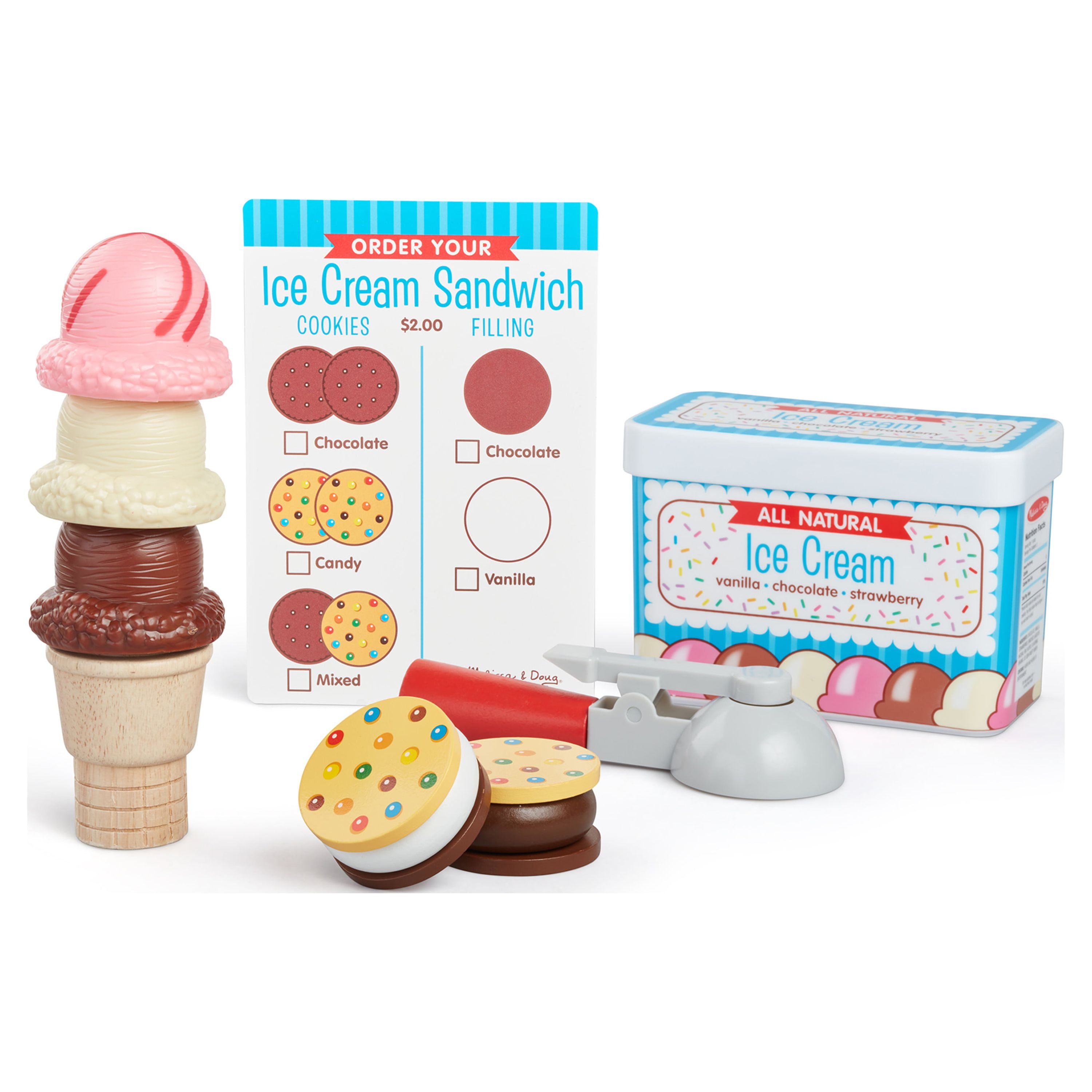 Melissa & Doug Scoop & Serve Ice Cream Set : Target