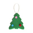 thumbnail image 2 of Mini Christmas Tree Ornament Hanging Decoration Cute Polyester Holiday Pendant for Window Home Wreath Decor, 2 of 7