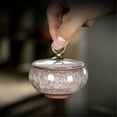 thumbnail image 4 of Creative Crack Ceramic Mini Tea Caddy Household Portable Storage Jar with Lid Cosmetic Jewelry Storage Box Gift Home Decoration, 4 of 6