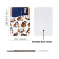 thumbnail image 2 of WIRESTER 2pcs Set Self-Adhesive PU Leather Card Holder Stick on Pocket Credit Card Case Pouch Wallet for Apple Samsung Motorola LG Smart Phones - Dog Cat Funny Playful Postures, 2 of 6