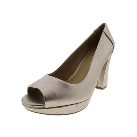 naturalizer open toe pumps