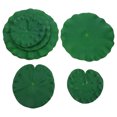 thumbnail image 2 of Shisuyan Artificial Pond Plants Fake Lotus Leaf Green 15pcs, 2 of 9