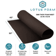 thumbnail image 2 of LotusFoam Large 3mm EVA Foam Sheet - 22"x 42" High Density Foam 130 kg/m3 for Cosplay, Costumes, Crafts,  Flooring, Outdoor Use - 35 Colors (Chocolate), 2 of 6