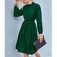 thumbnail image 1 of Vestido De Mujer, Mangas Raglán, Elegante, Color Sólido, Amigable Con La Piel, Simple, Transpirable, Suelto, Poliéster, Fibra De Poliuretano Para La Vida Diaria ANGGREK Otros, 1 of 7