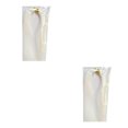thumbnail image 3 of Greeniant 4 bolsas de hilo de pesca portátil desmontable profesional luminoso reemplazo de agua dulce DIY señuelo de pescado suministros de Blanco 2piezas, 3 of 6