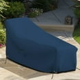 thumbnail image 6 of COVERS&ALL Chaise Lounge Cover, Chair Couch Sofa Protector, Patio Pool Garden Lawn Furniture, with Air Vents & Drawstrings, 12 Oz Waterproof, UV & Weather Resistant (82" W x 57" D x 32" H, Blue), 6 of 7