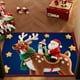 thumbnail image 4 of Seyotauo Winter Merry Christmas Santa Deer Snowflake Kitchen Rugs and Mats Kitchen Floor Mats Seasonal Decor Anti Slip Xmas Tree Cushion Case Bathroom Rug for Indoor Holiday Decoration, 4 of 6