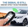 thumbnail image 6 of Key Fob Cover Compatible with Infiniti Q50 Q60 QX50 QX55 QX60 EX25 EX35 FX35 FX45 FX50 EX37 2018-2025 ABS 3 Button Keychain Case Holder Protector,Carbon Black, 6 of 7