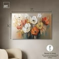 thumbnail image 5 of Frosted Flame Flower I Canvas Glam Floral Art by Art Remedy, Gallery Wrapped, 54" x 36", 5 of 7