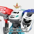 thumbnail image 4 of Rirozkan Transforming Train Robot Toy, 3-in-1 High-Speed Rail Commander Set, Combination Action Figure Vehicle for Play and Display, Red, 4 of 7