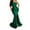 Green, variant on One Shoulder Formal Dresses for Women Sexy Elegant Evening Gowns Split Thigh Bodycon Maxi Wedding Guest Dresses