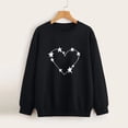 thumbnail image 5 of Entyinea Womens Pullover Sweatshirts Solid Tops Crewneck Sweatshirts Cute Loose Fit Pullovers with Pockets,Black S, 5 of 5