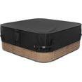 thumbnail image 1 of Housse de SPA Extérieure Imperméable et Résistante aux Intempéries 85 x 85 Pouces Compatible 84 x 84 Ou 83 x 83 Ou 82 x 82 Ou 7 Pieds x 7 Pieds Carrée 600D Protecteurs Robustes Capuchon de Protection, 1 of 6