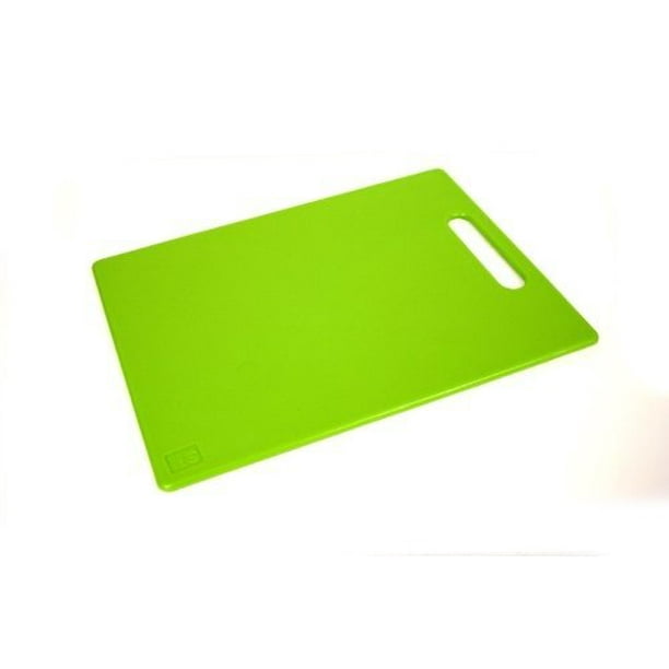 Solid Green Large Plastic Cutting Board, Green Apple