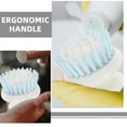 thumbnail image 3 of Raindrops 2Pcs Vegetable Cleaning Brush With Handle For Kitchen Cleaning Blue Plastic, 3 of 8