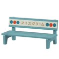 thumbnail image 1 of Miniature Blue Dollhouse Bench Simulation Bench Solid Color Sturdy heqiyong LED, 1 of 2
