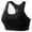 Black, variant on Racerback Sports Bras for Women Padded Seamless Workout Tops for Yoga Gym Runing Fitness Sports Bras Round Neck Wireless Bra Back Support