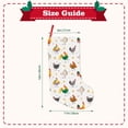 thumbnail image 3 of Lsque 18 Inches Funny Chicken Pattern Christmas Stockings Hanging Ornaments,Knitted Xmas Fireplace Hanging Stocking,Holiday Decoration, 3 of 8