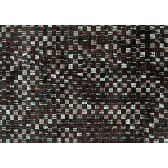 Ahgly Company Indoor Rectangle Abstract Light Blue Modern Area Rugs, 2' x 4'