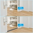 thumbnail image 5 of Uxcell Self Adhesive Floor Transition Strip Vinyl Flat Divider Flooring Dark Gray Pattern 10 FT x 3", 5 of 7