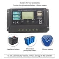 thumbnail image 4 of Controlador De Carga Solar Regulador de carga solar 12/24V PWM para batería de litio de plomo-ácido (30A), 4 of 9