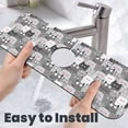 thumbnail image 6 of Sikiie Cats Group Splash Guard for Sink Faucet-1 PC Super Absorbent Fast Drying Mat Sink Gadgets-Splash Guard for Kitchen, Sink Mat, 6 of 7